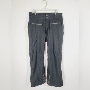 Men's Black Ski Snowboard Pants, Size Large